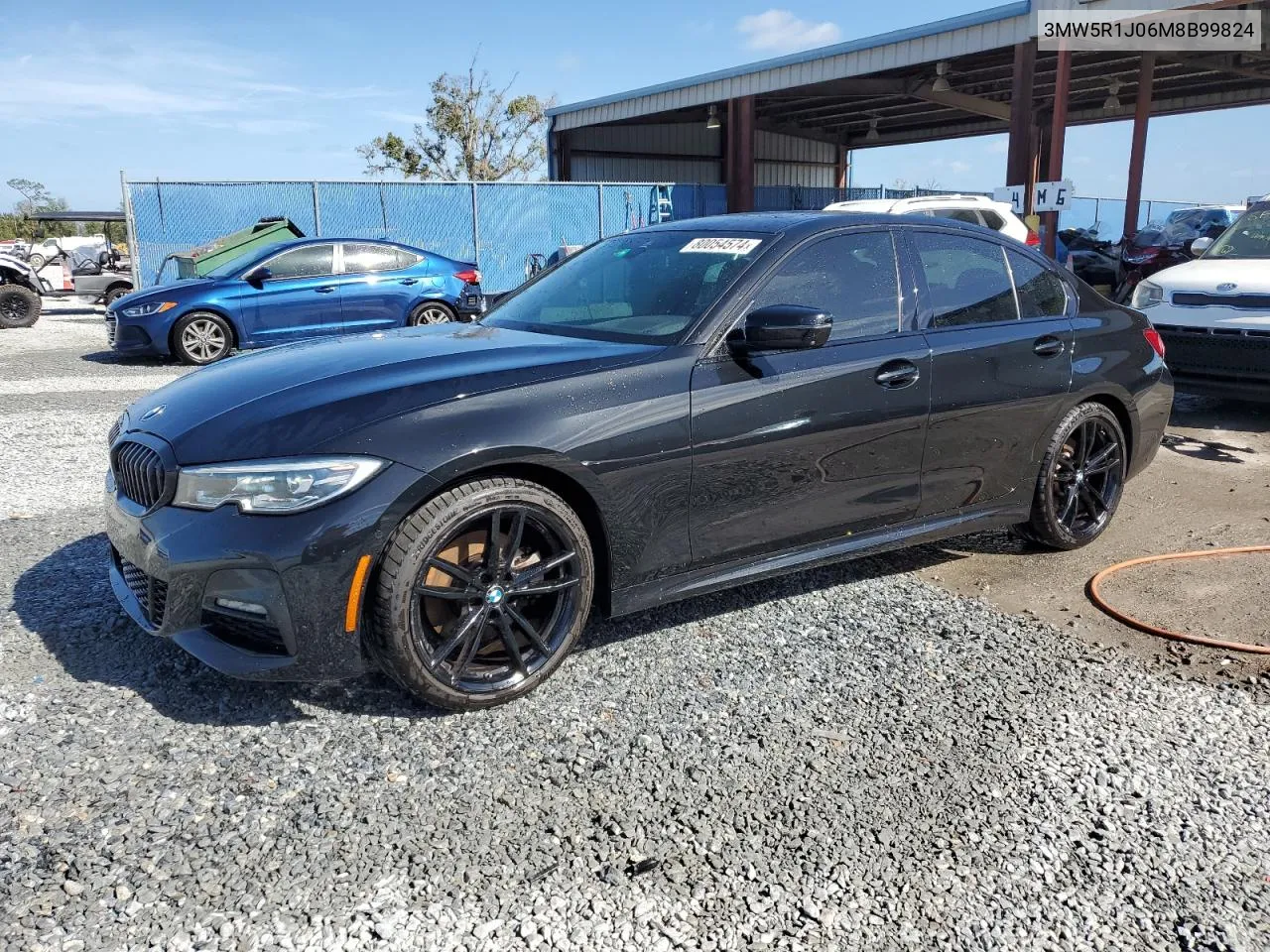 2021 BMW 330I VIN: 3MW5R1J06M8B99824 Lot: 80054574