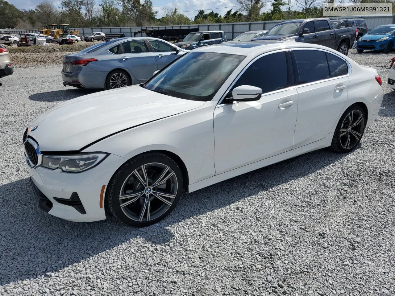 2021 BMW 330I VIN: 3MW5R1J06M8B91321 Lot: 80443934