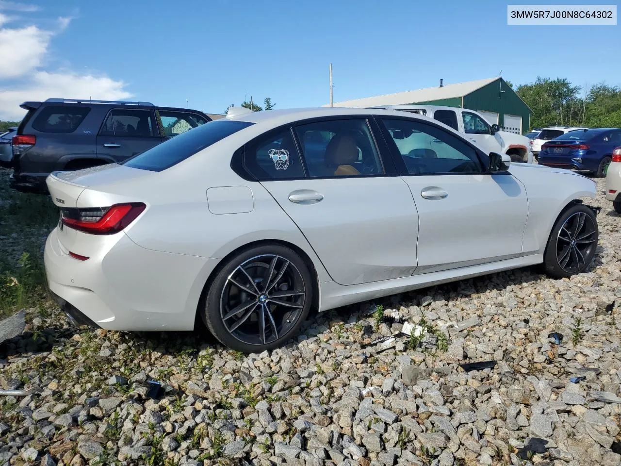 3MW5R7J00N8C64302 2022 BMW 330Xi