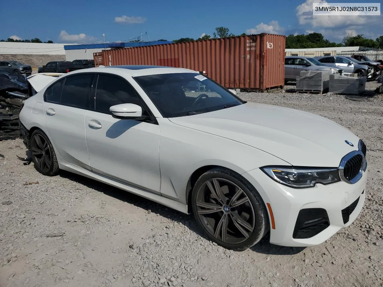 2022 BMW 330I VIN: 3MW5R1J02N8C31573 Lot: 61816254