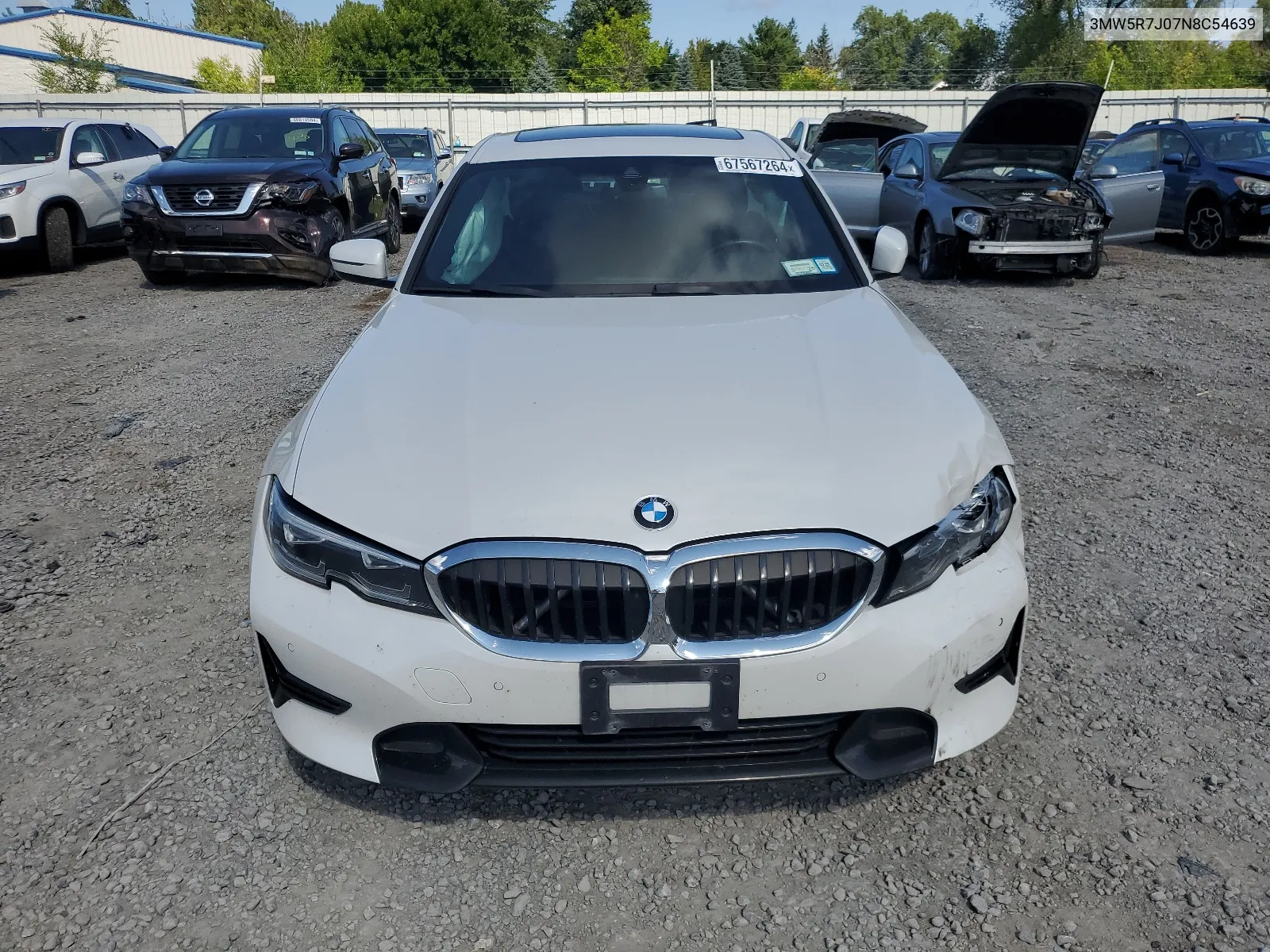 2022 BMW 330Xi VIN: 3MW5R7J07N8C54639 Lot: 67567264