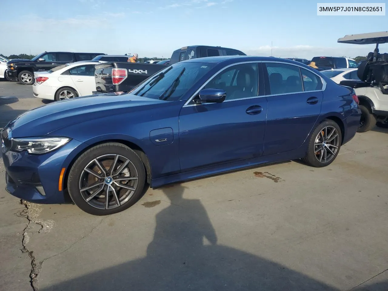 2022 BMW 330E VIN: 3MW5P7J01N8C52651 Lot: 75168914