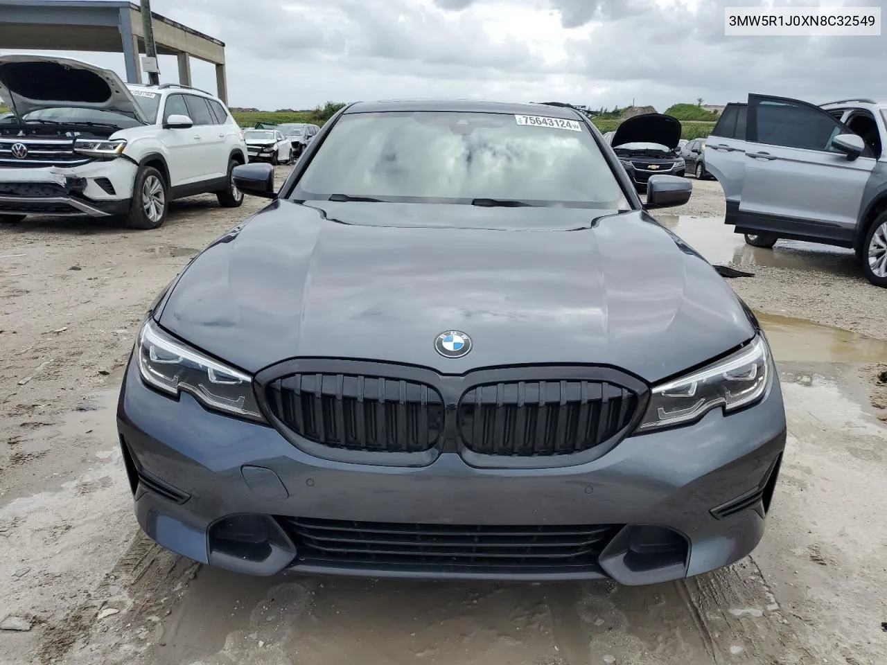 2022 BMW 330I VIN: 3MW5R1J0XN8C32549 Lot: 75643124