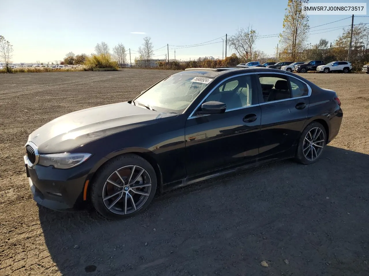 3MW5R7J00N8C73517 2022 BMW 330Xi