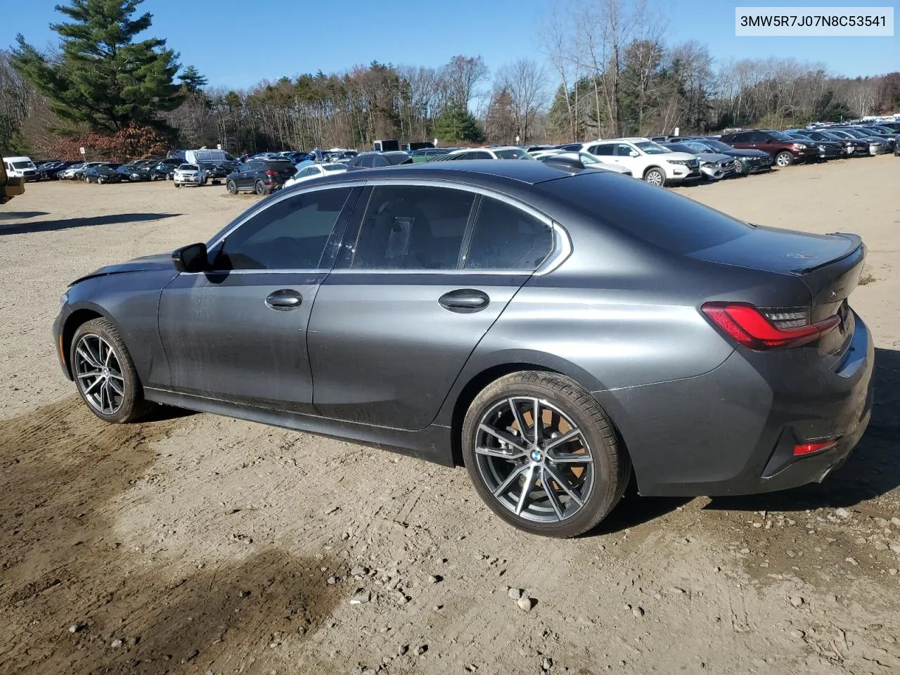 2022 BMW 330Xi VIN: 3MW5R7J07N8C53541 Lot: 80076874