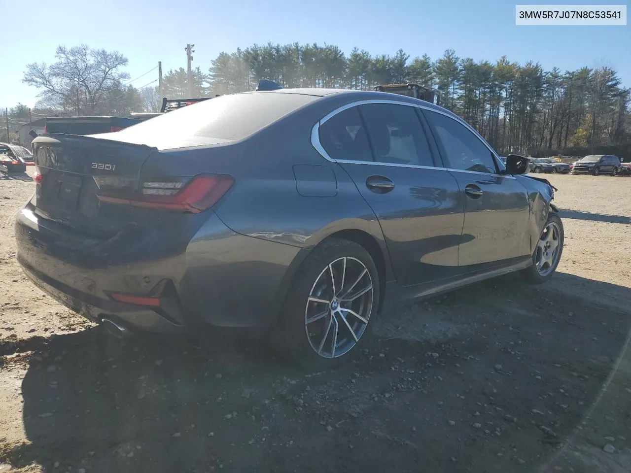 2022 BMW 330Xi VIN: 3MW5R7J07N8C53541 Lot: 80076874