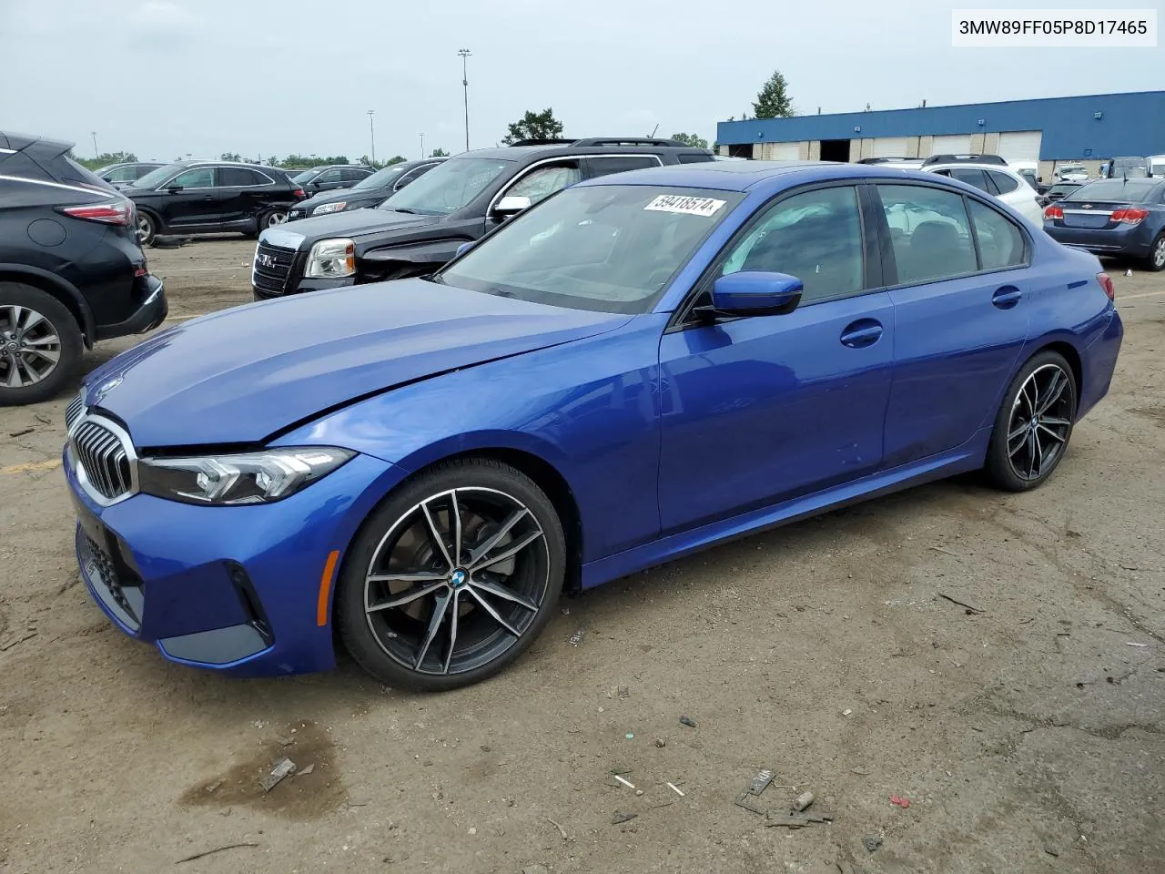 2023 BMW 330Xi VIN: 3MW89FF05P8D17465 Lot: 59418574