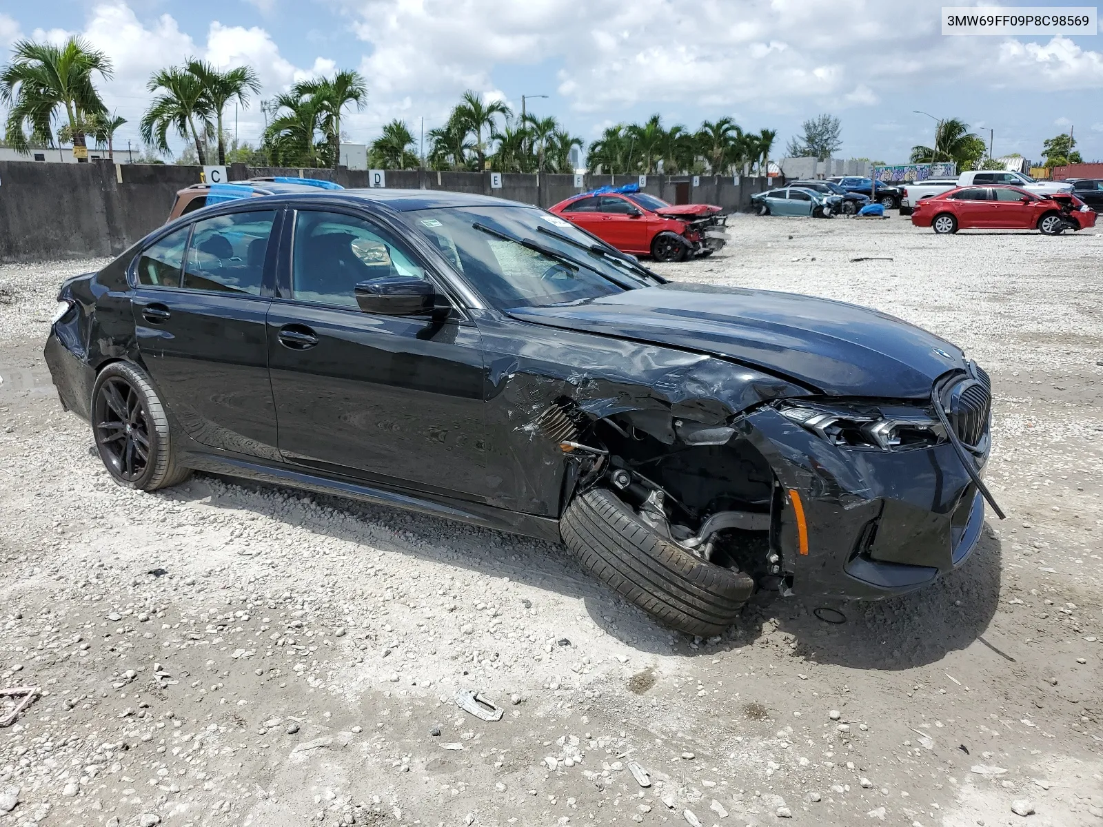 2023 BMW 330I VIN: 3MW69FF09P8C98569 Lot: 64424234