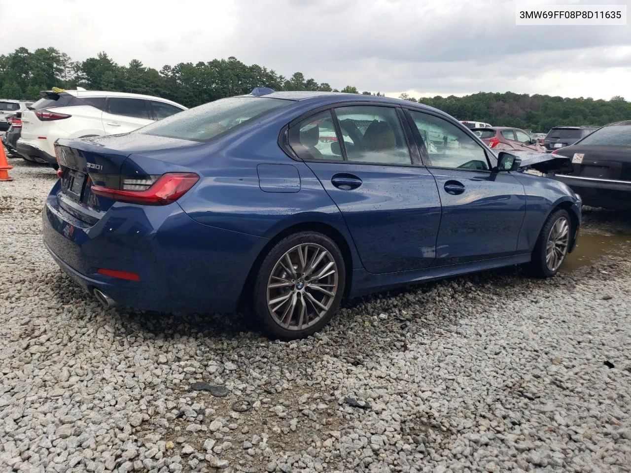 2023 BMW 330I VIN: 3MW69FF08P8D11635 Lot: 65132234