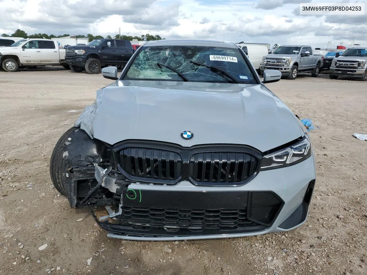 2023 BMW 330I VIN: 3MW69FF03P8D04253 Lot: 69699714