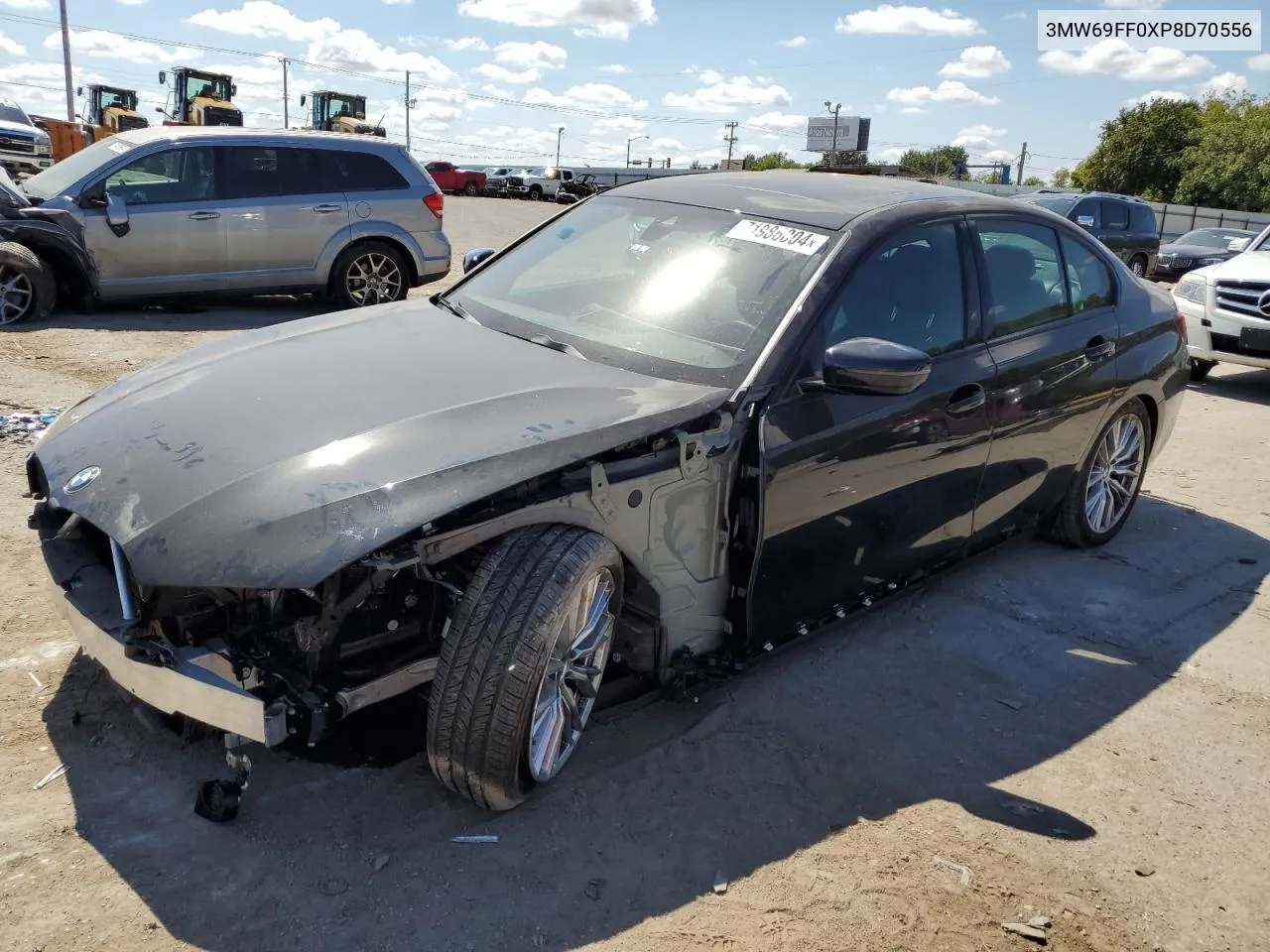 3MW69FF0XP8D70556 2023 BMW 330I