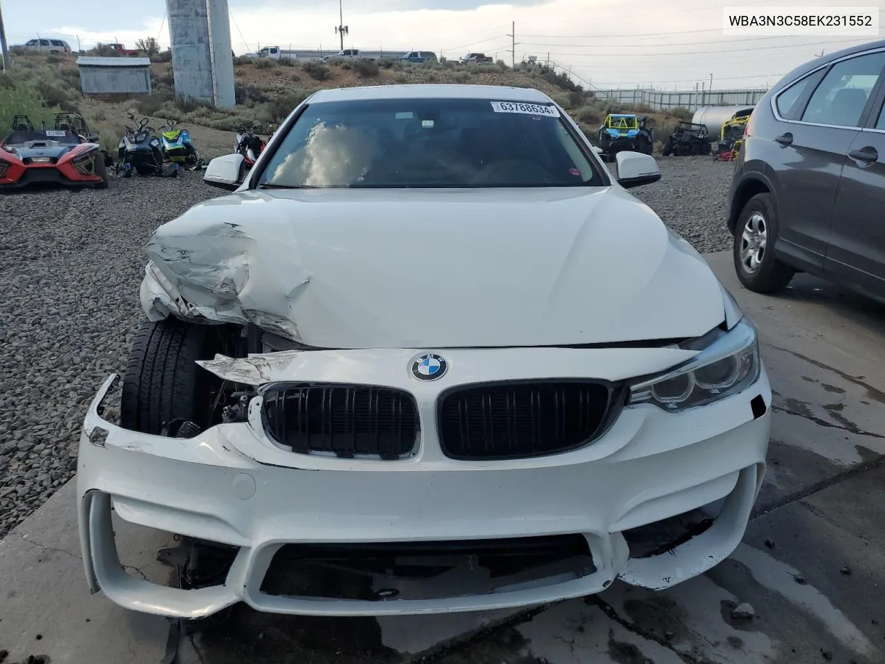 2014 BMW 428 I VIN: WBA3N3C58EK231552 Lot: 63788634