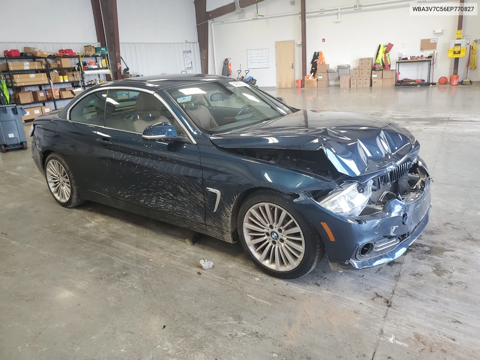 2014 BMW 428 I Sulev VIN: WBA3V7C56EP770827 Lot: 64235014