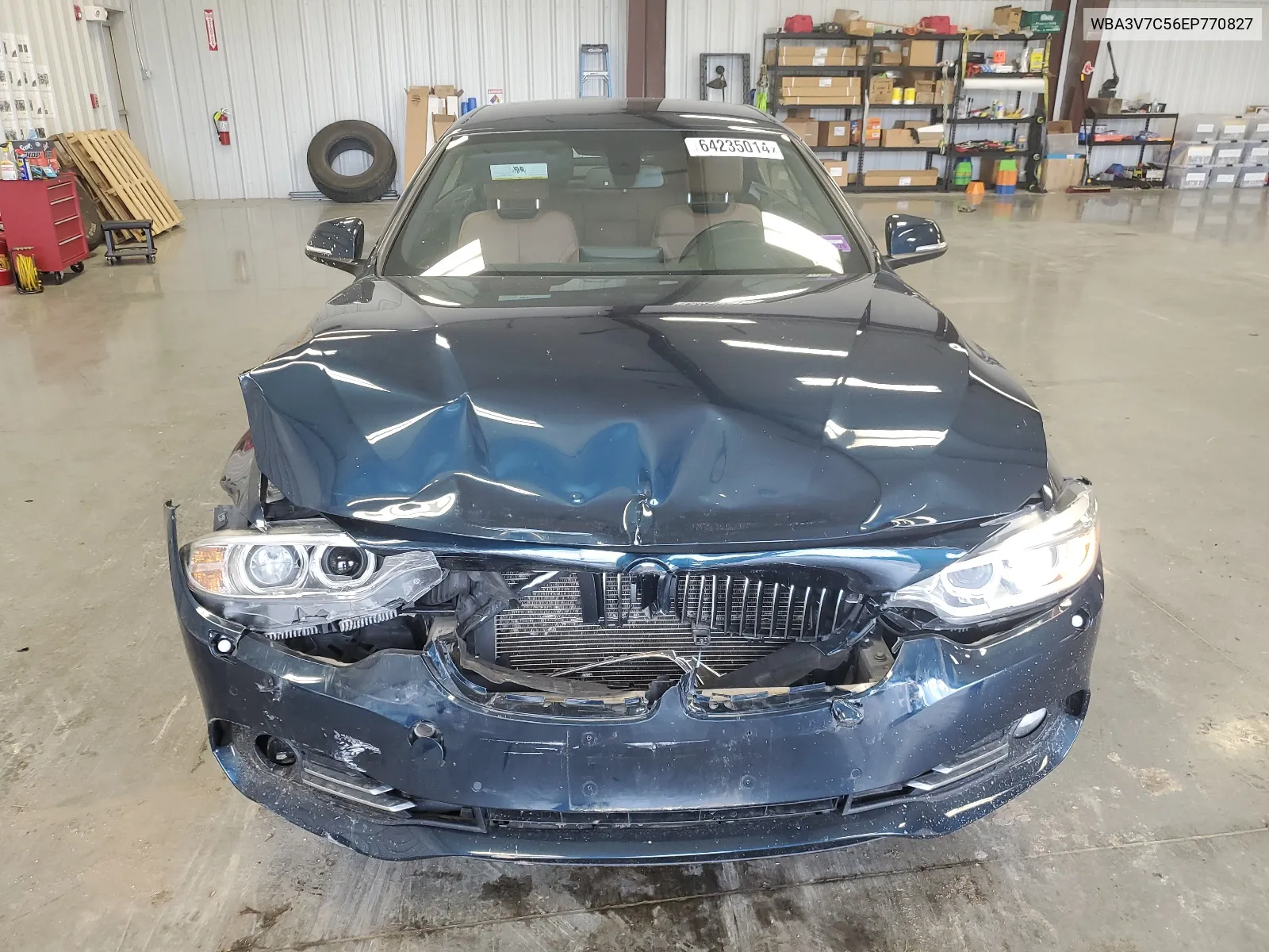 2014 BMW 428 I Sulev VIN: WBA3V7C56EP770827 Lot: 64235014