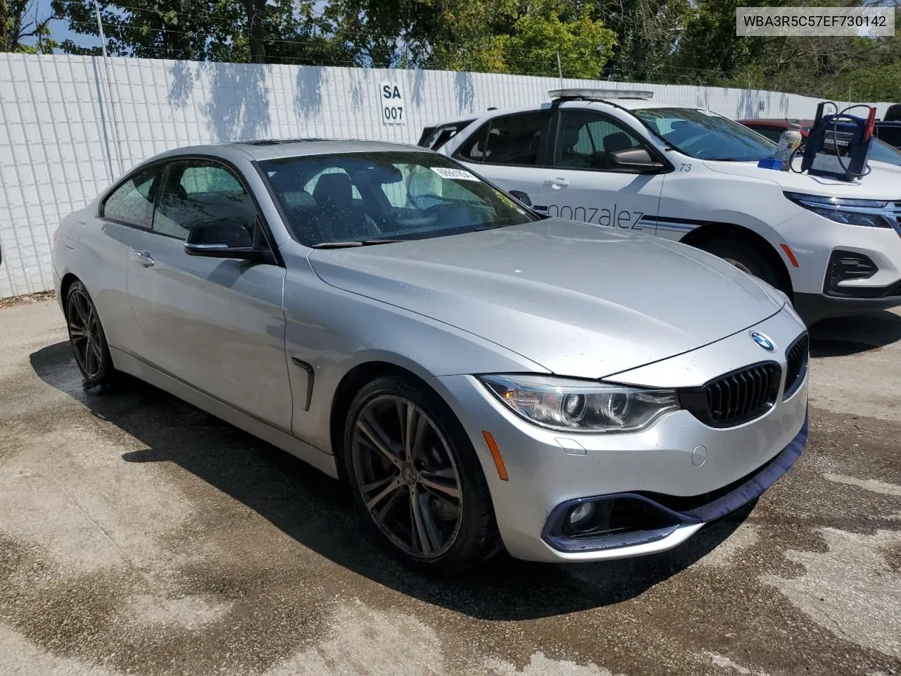 2014 BMW 435 Xi VIN: WBA3R5C57EF730142 Lot: 68661854