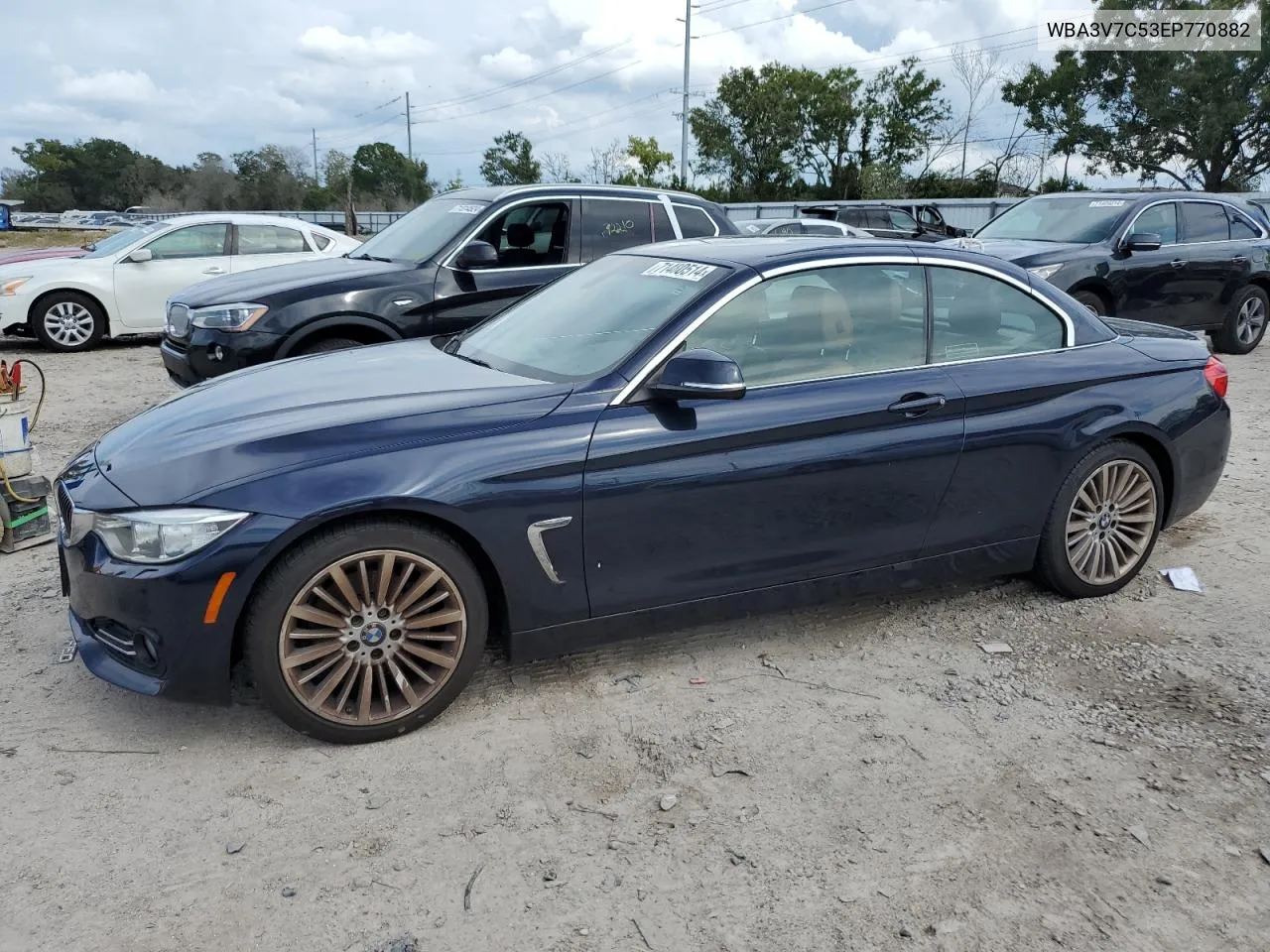 2014 BMW 428 I Sulev VIN: WBA3V7C53EP770882 Lot: 71480514