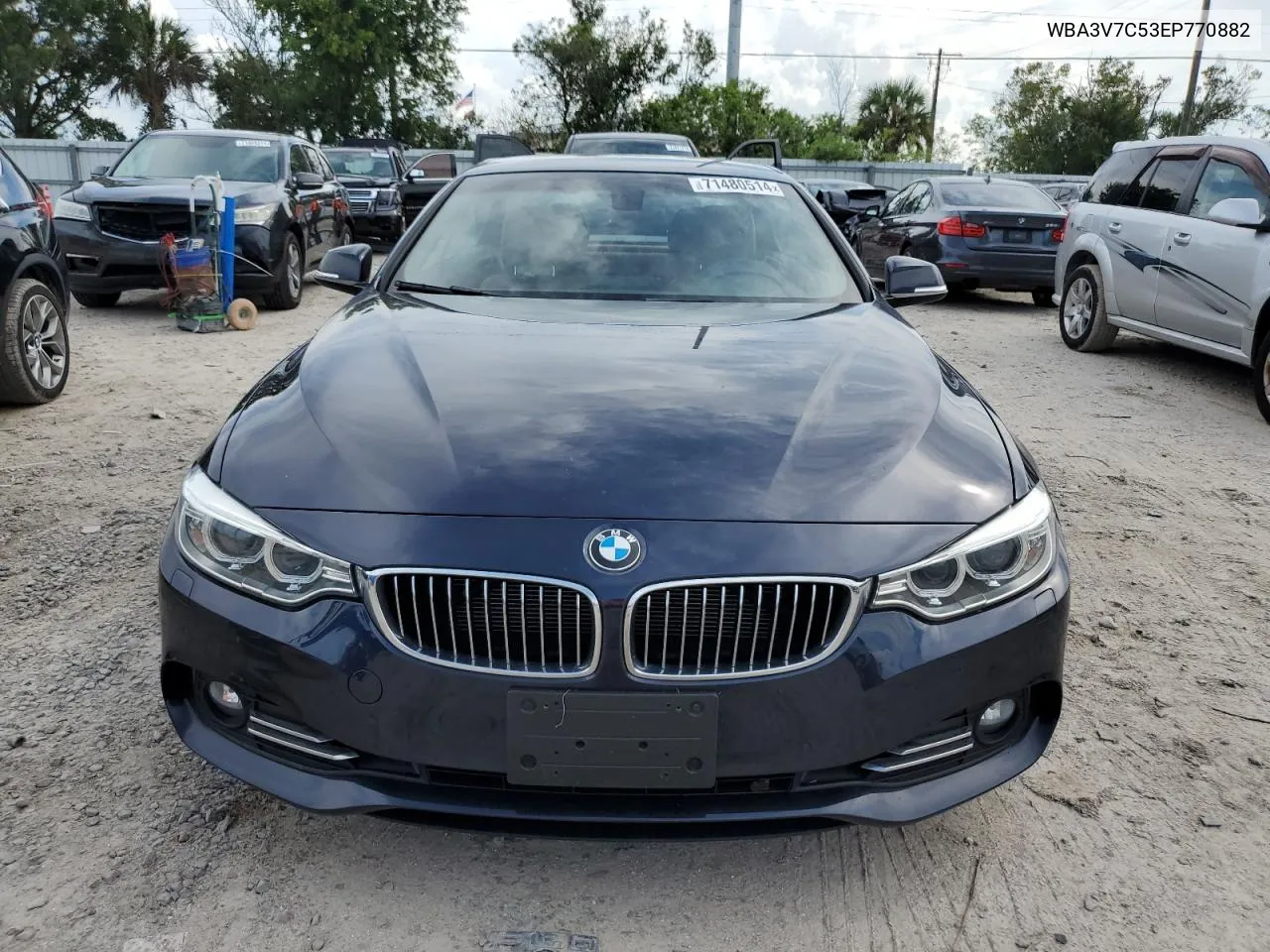 2014 BMW 428 I Sulev VIN: WBA3V7C53EP770882 Lot: 71480514