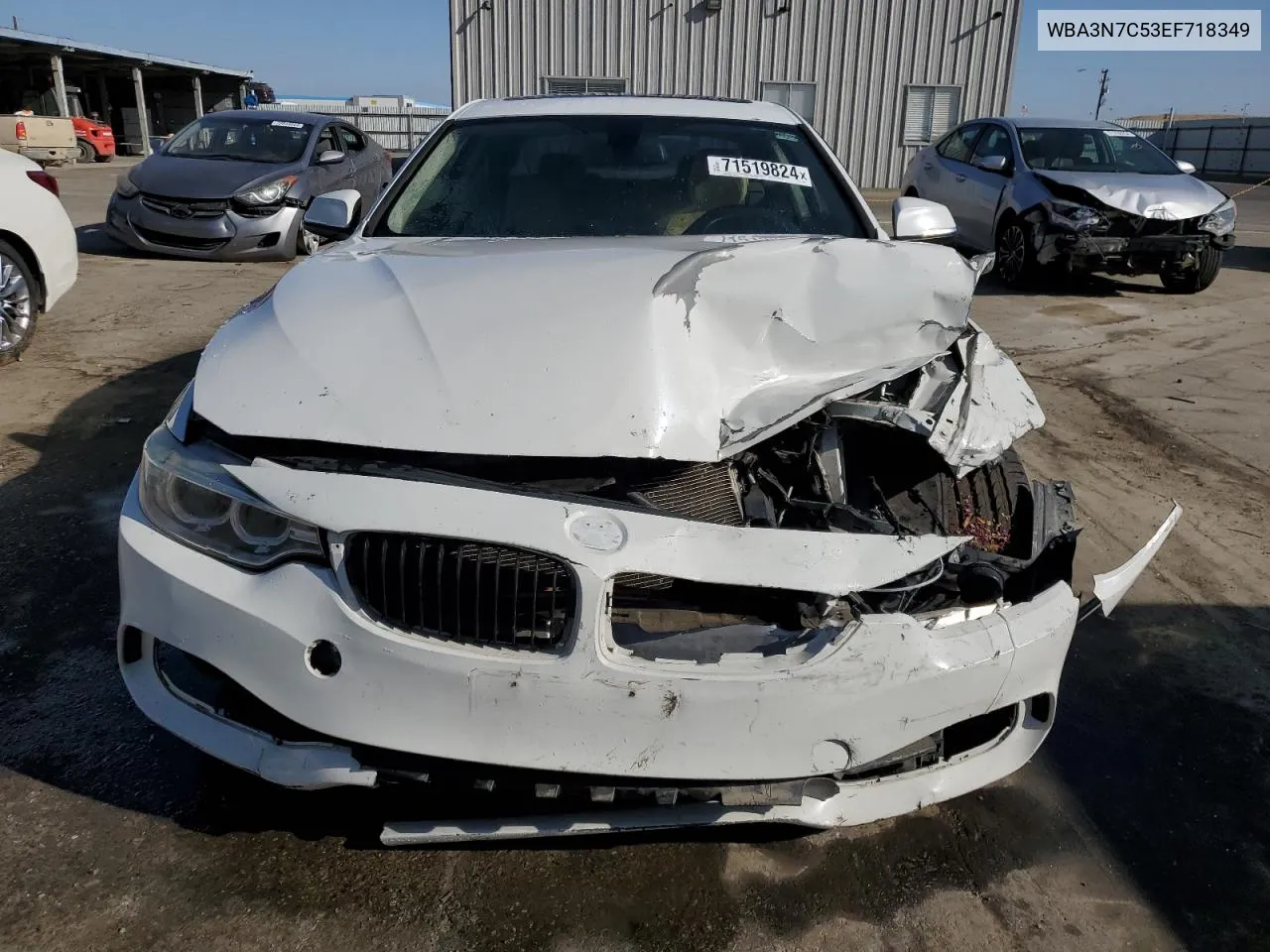 2014 BMW 428 I VIN: WBA3N7C53EF718349 Lot: 71519824