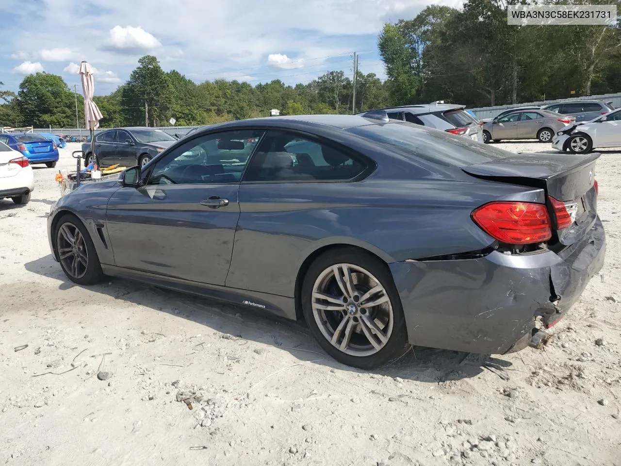 2014 BMW 428 I VIN: WBA3N3C58EK231731 Lot: 72154984