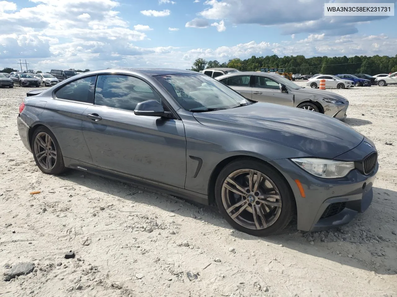 2014 BMW 428 I VIN: WBA3N3C58EK231731 Lot: 72154984