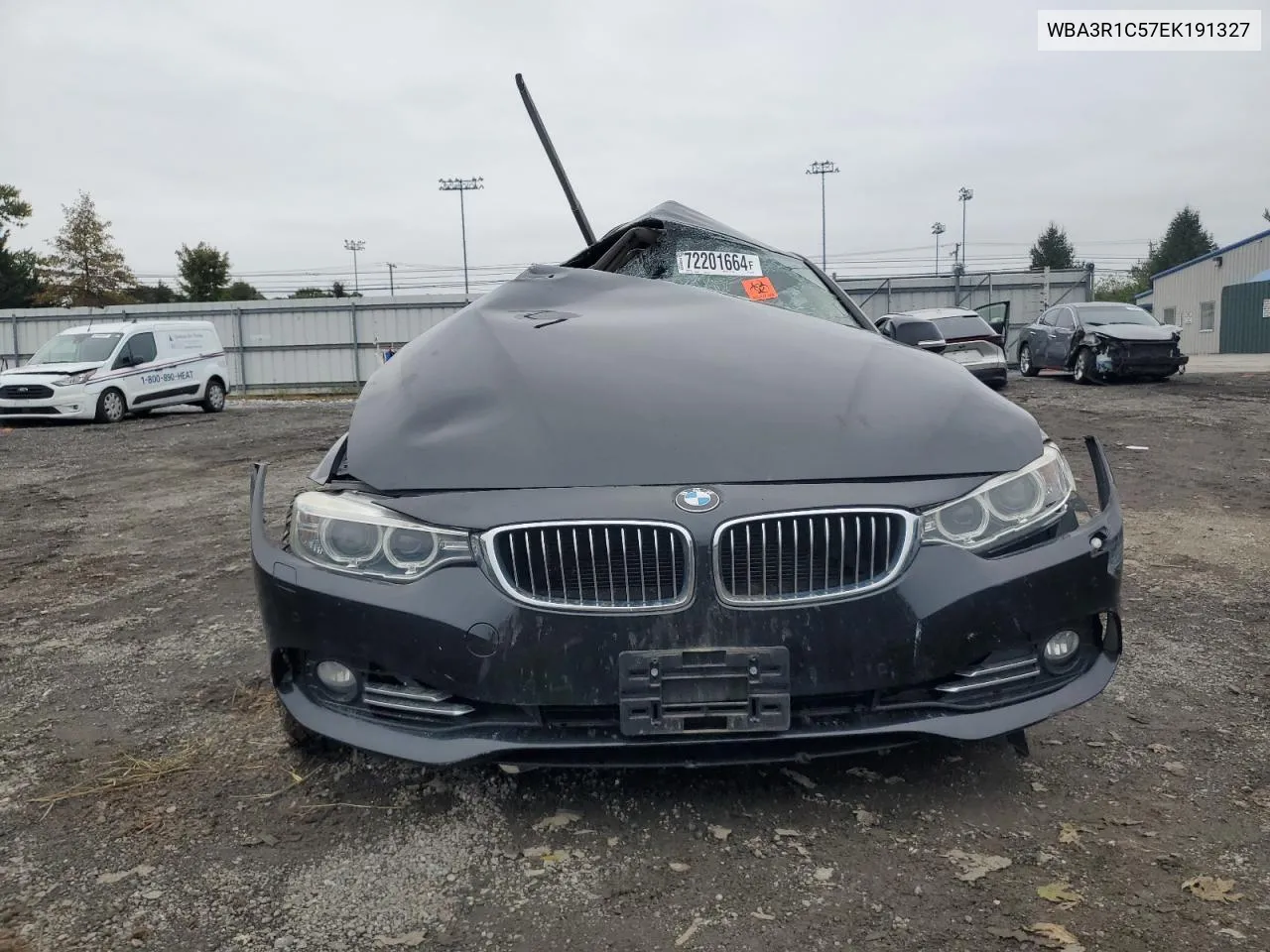 2014 BMW 435 I VIN: WBA3R1C57EK191327 Lot: 72201664