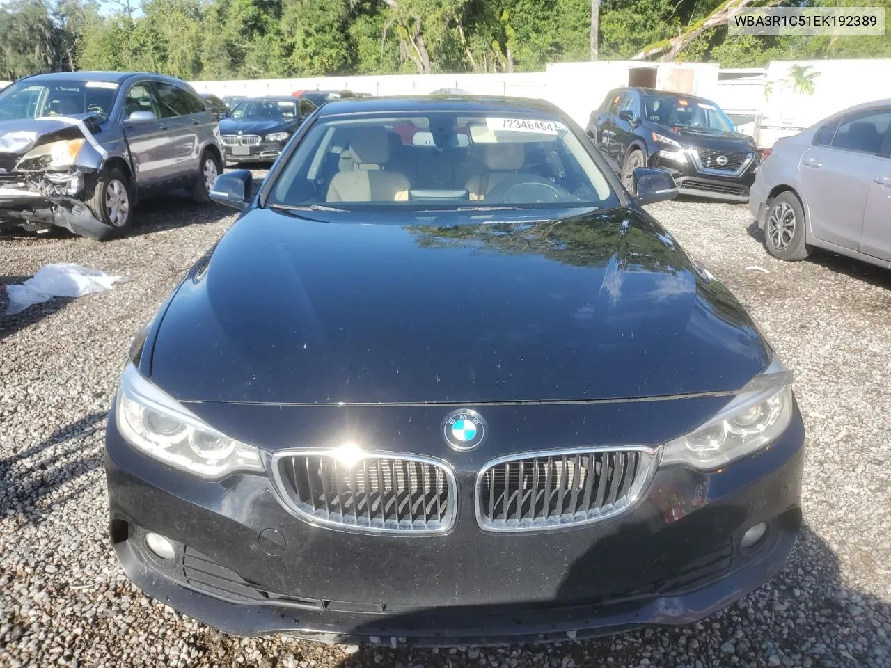 2014 BMW 435 I VIN: WBA3R1C51EK192389 Lot: 72346464