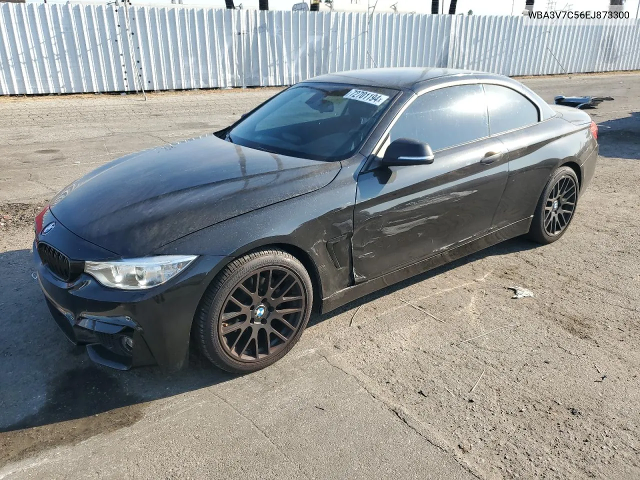 2014 BMW 428 I Sulev VIN: WBA3V7C56EJ873300 Lot: 72701194