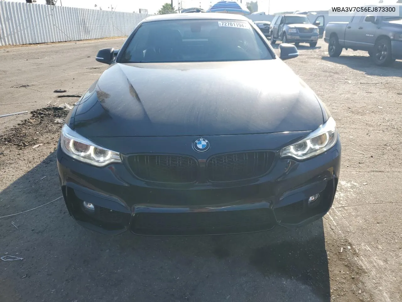 2014 BMW 428 I Sulev VIN: WBA3V7C56EJ873300 Lot: 72701194