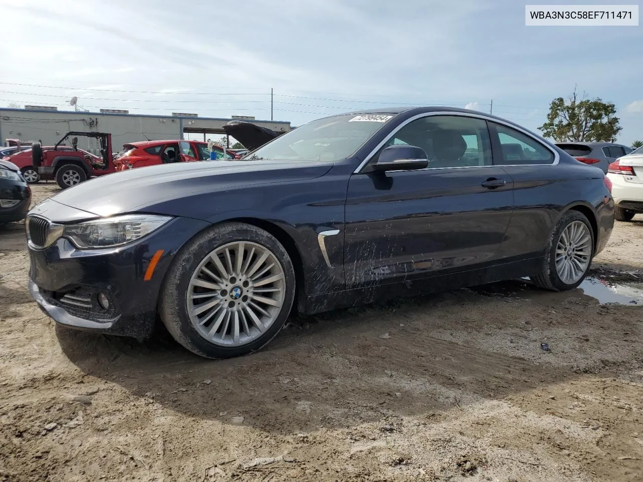 2014 BMW 428 I VIN: WBA3N3C58EF711471 Lot: 72799454