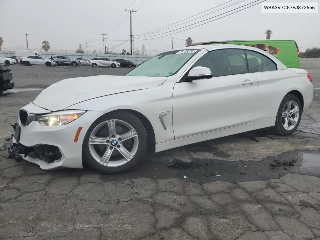 2014 BMW 428 I Sulev VIN: WBA3V7C57EJ872656 Lot: 73159754