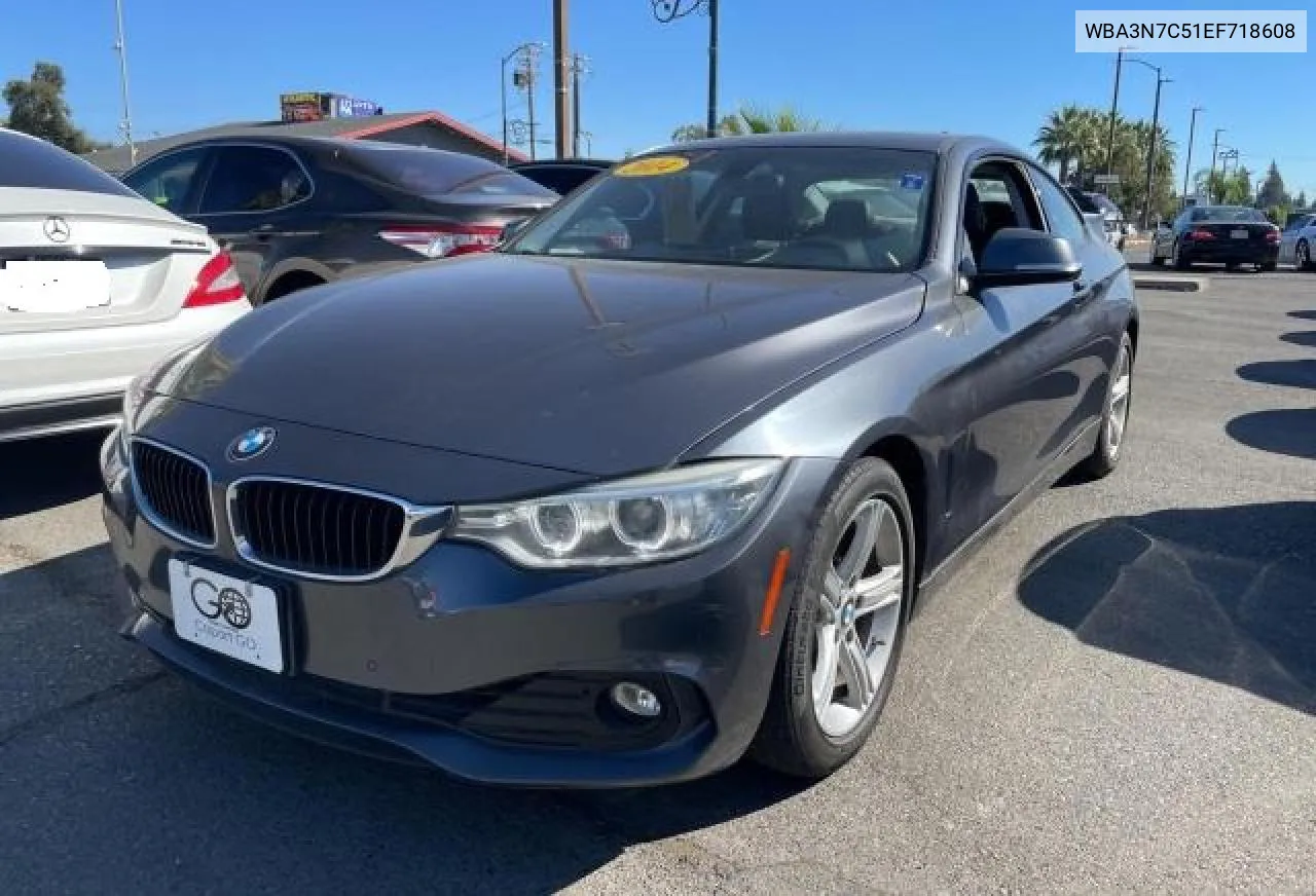 2014 BMW 428 I VIN: WBA3N7C51EF718608 Lot: 73602444