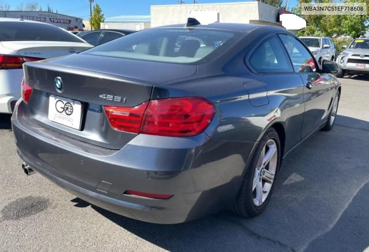 2014 BMW 428 I VIN: WBA3N7C51EF718608 Lot: 73602444