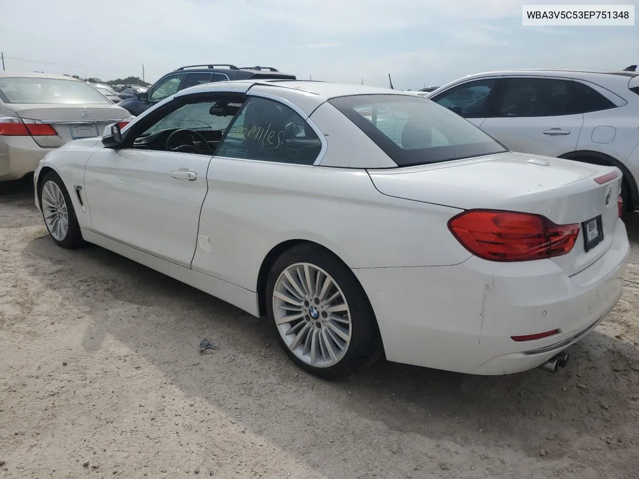 2014 BMW 428 I VIN: WBA3V5C53EP751348 Lot: 73697534