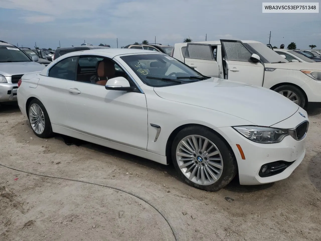 2014 BMW 428 I VIN: WBA3V5C53EP751348 Lot: 73697534