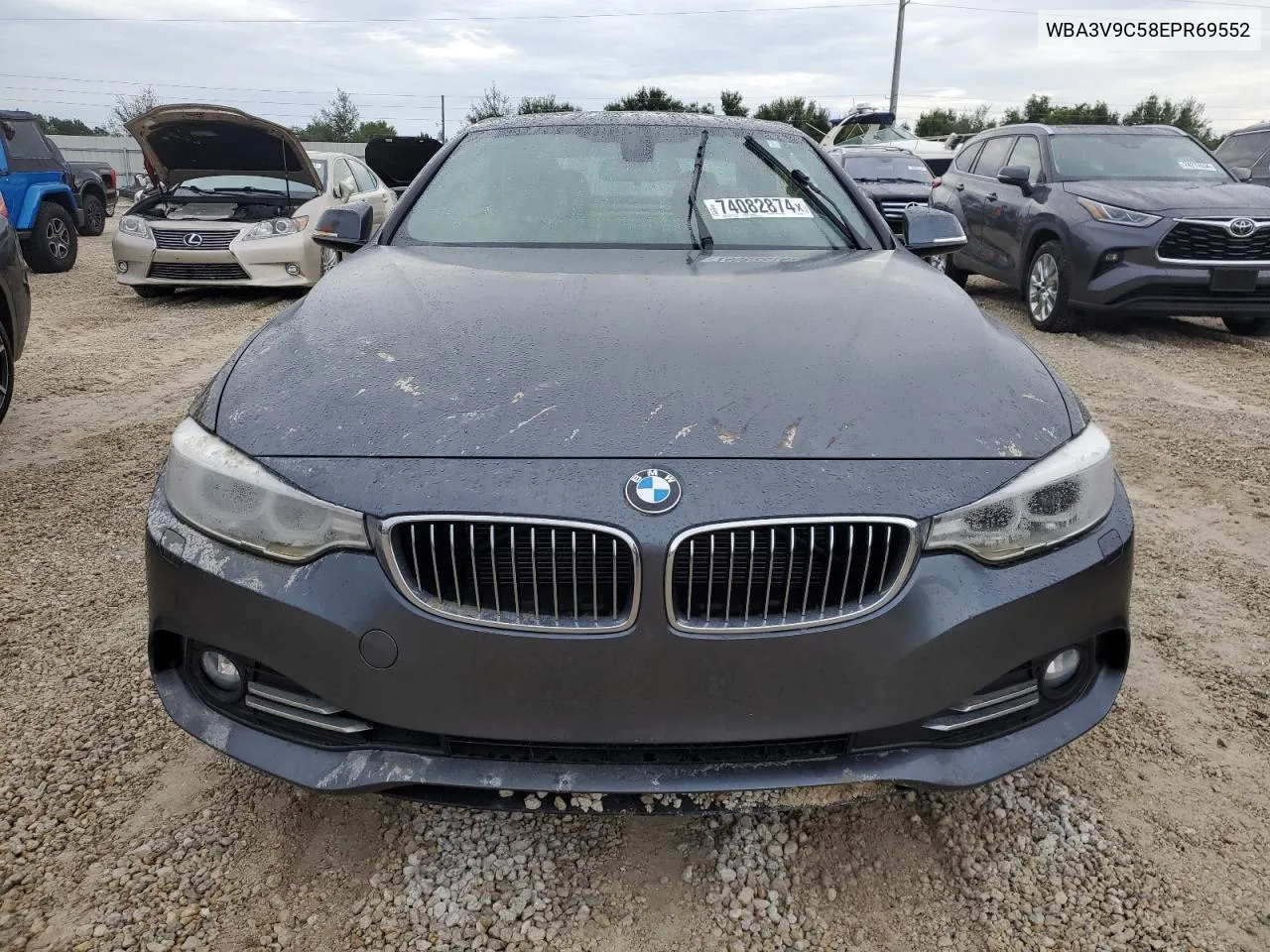 2014 BMW 428 Xi VIN: WBA3V9C58EPR69552 Lot: 74082874