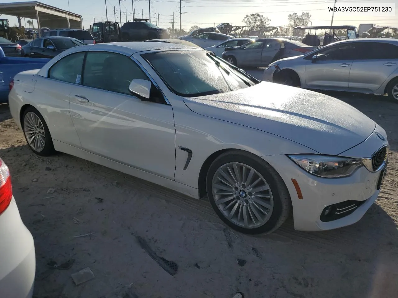 2014 BMW 428 I VIN: WBA3V5C52EP751230 Lot: 75106504