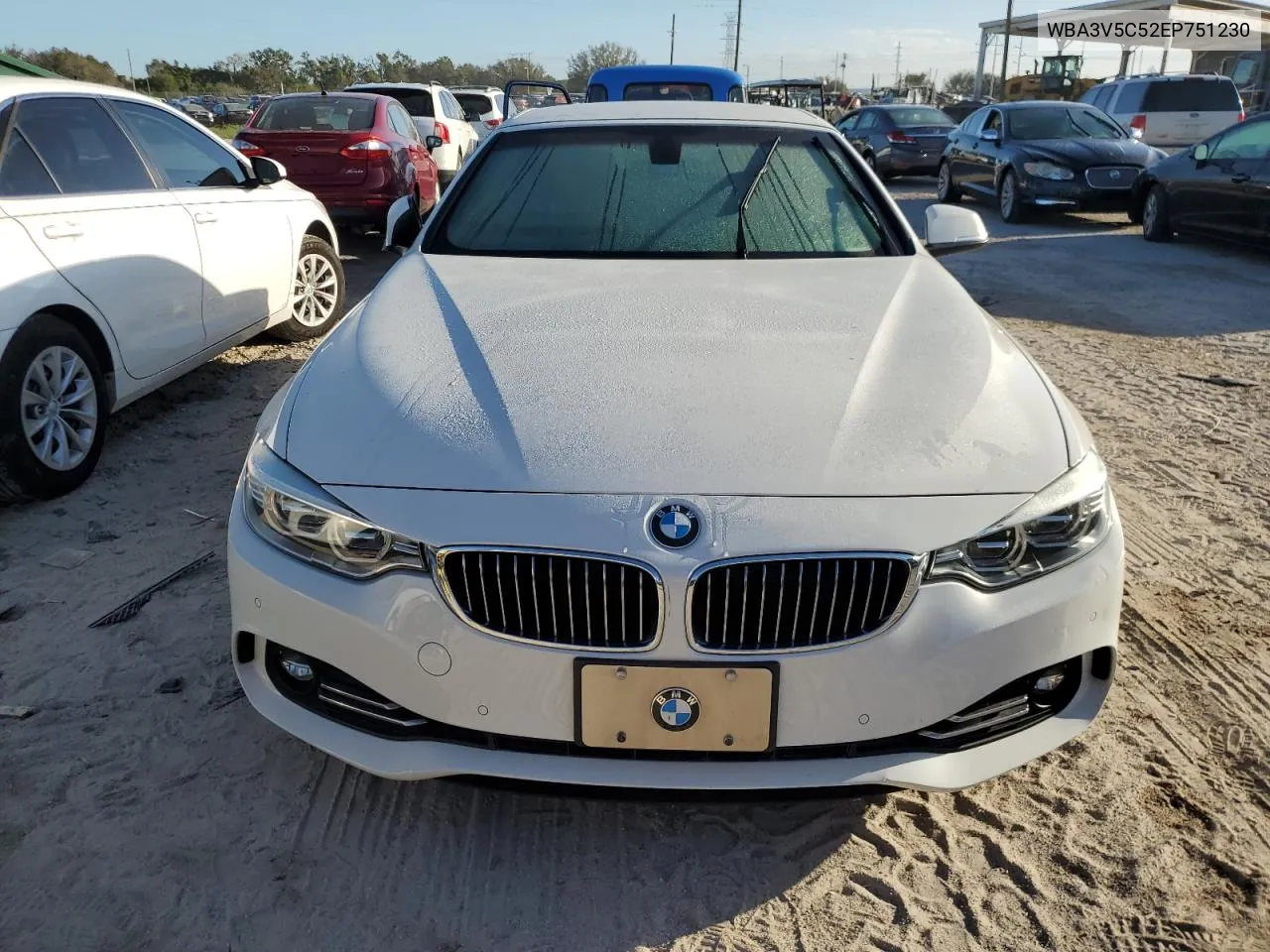 2014 BMW 428 I VIN: WBA3V5C52EP751230 Lot: 75106504