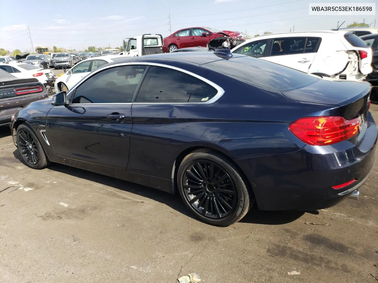 2014 BMW 435 Xi VIN: WBA3R5C53EK186598 Lot: 75141214