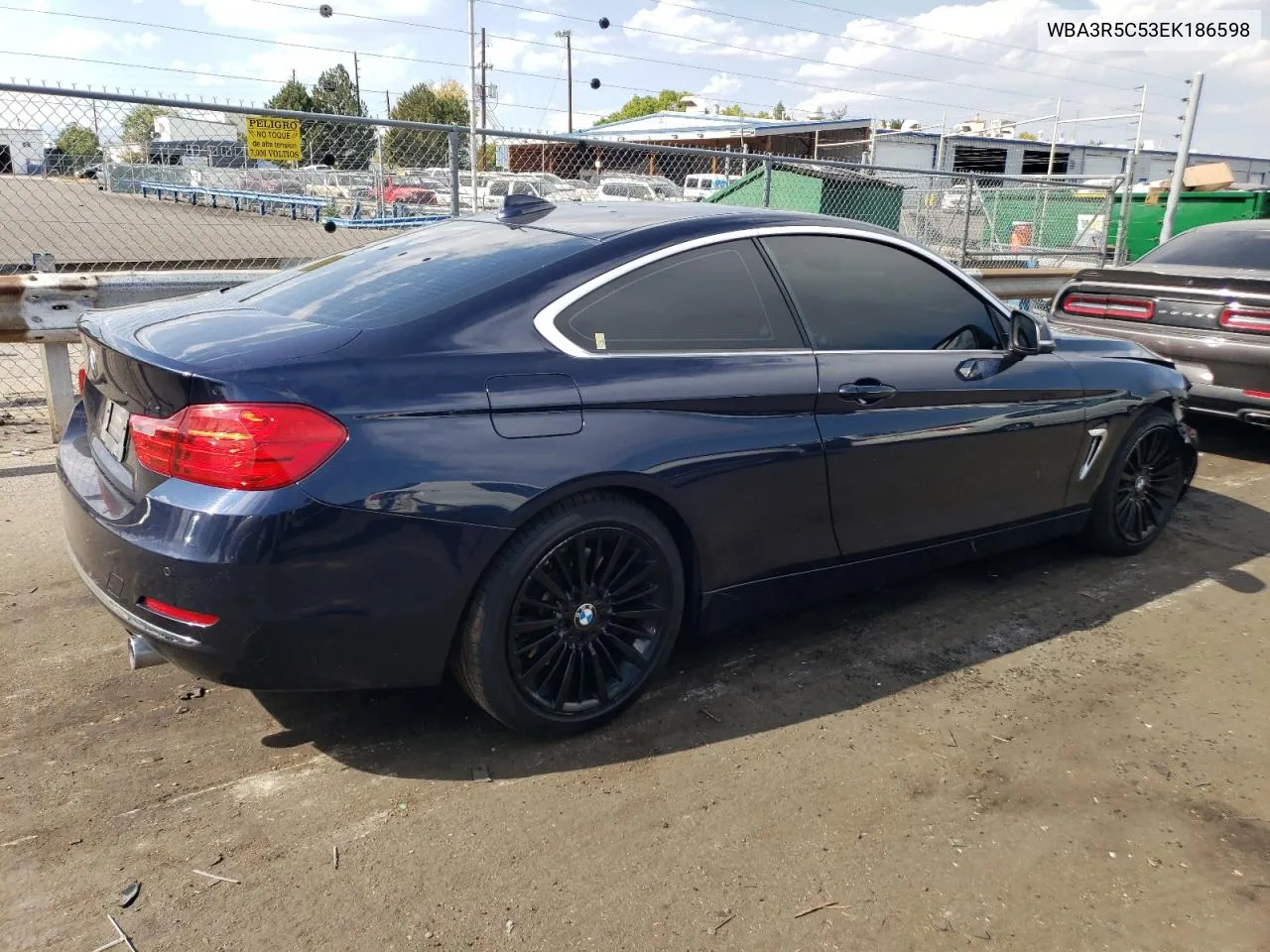 2014 BMW 435 Xi VIN: WBA3R5C53EK186598 Lot: 75141214