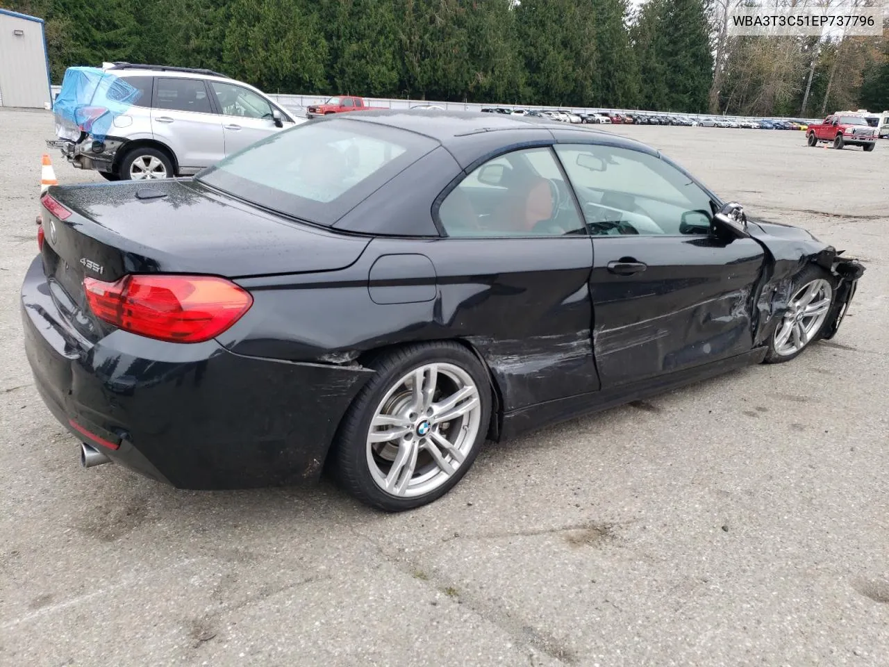 2014 BMW 435 I VIN: WBA3T3C51EP737796 Lot: 77695954