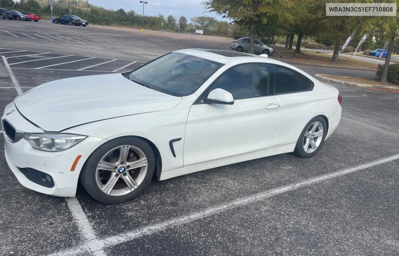 2014 BMW 428 I VIN: WBA3N3C51EF710808 Lot: 78629024