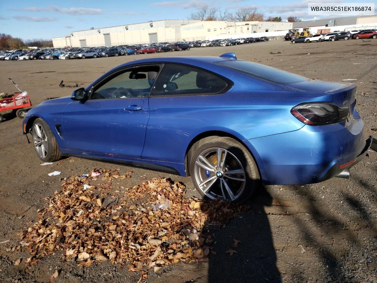 2014 BMW 435 Xi VIN: WBA3R5C51EK186874 Lot: 78876774