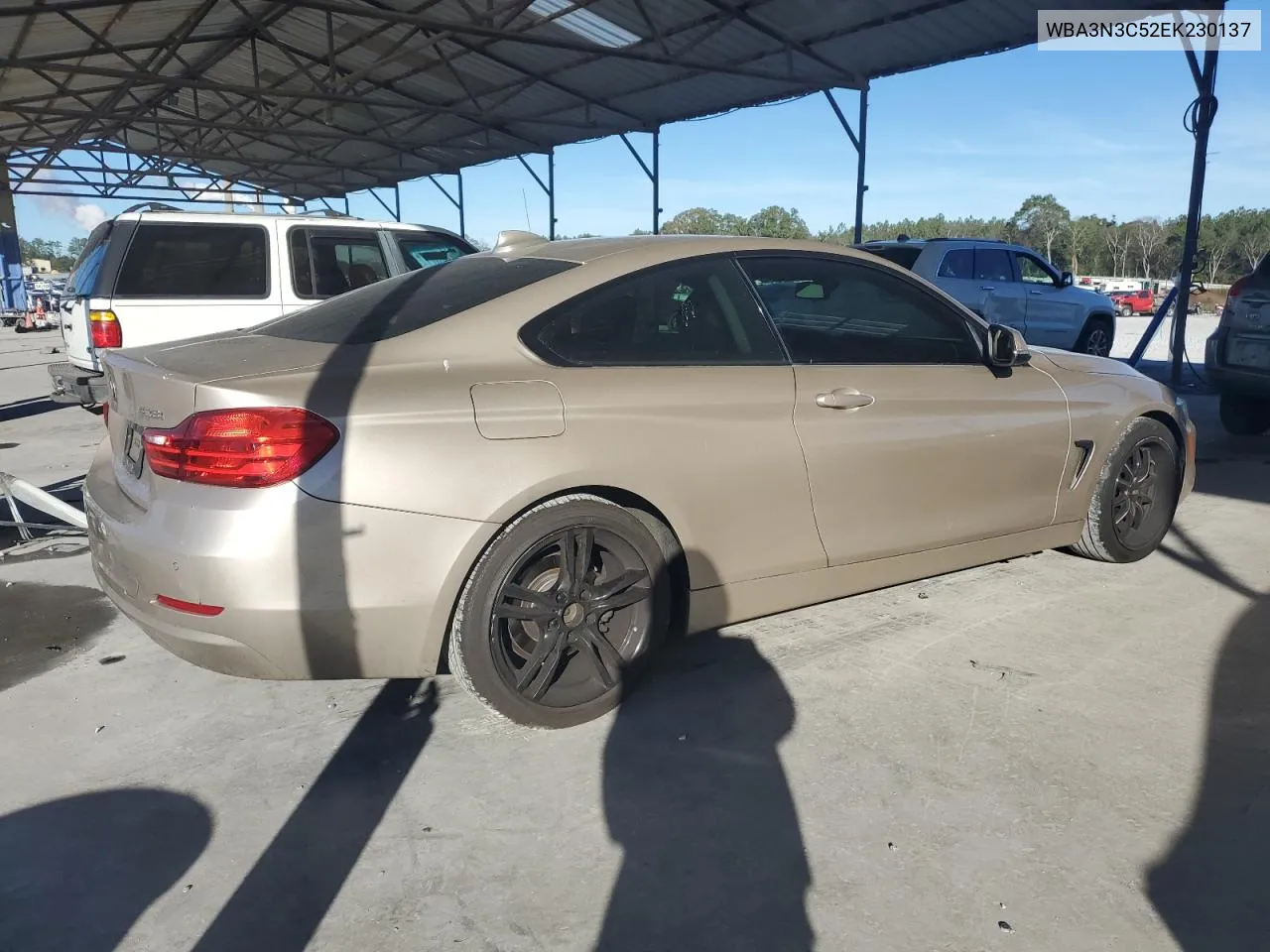 2014 BMW 428 I VIN: WBA3N3C52EK230137 Lot: 79580344