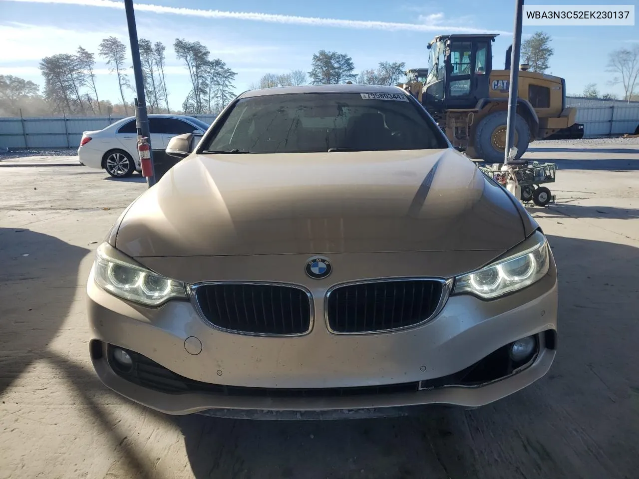 2014 BMW 428 I VIN: WBA3N3C52EK230137 Lot: 79580344