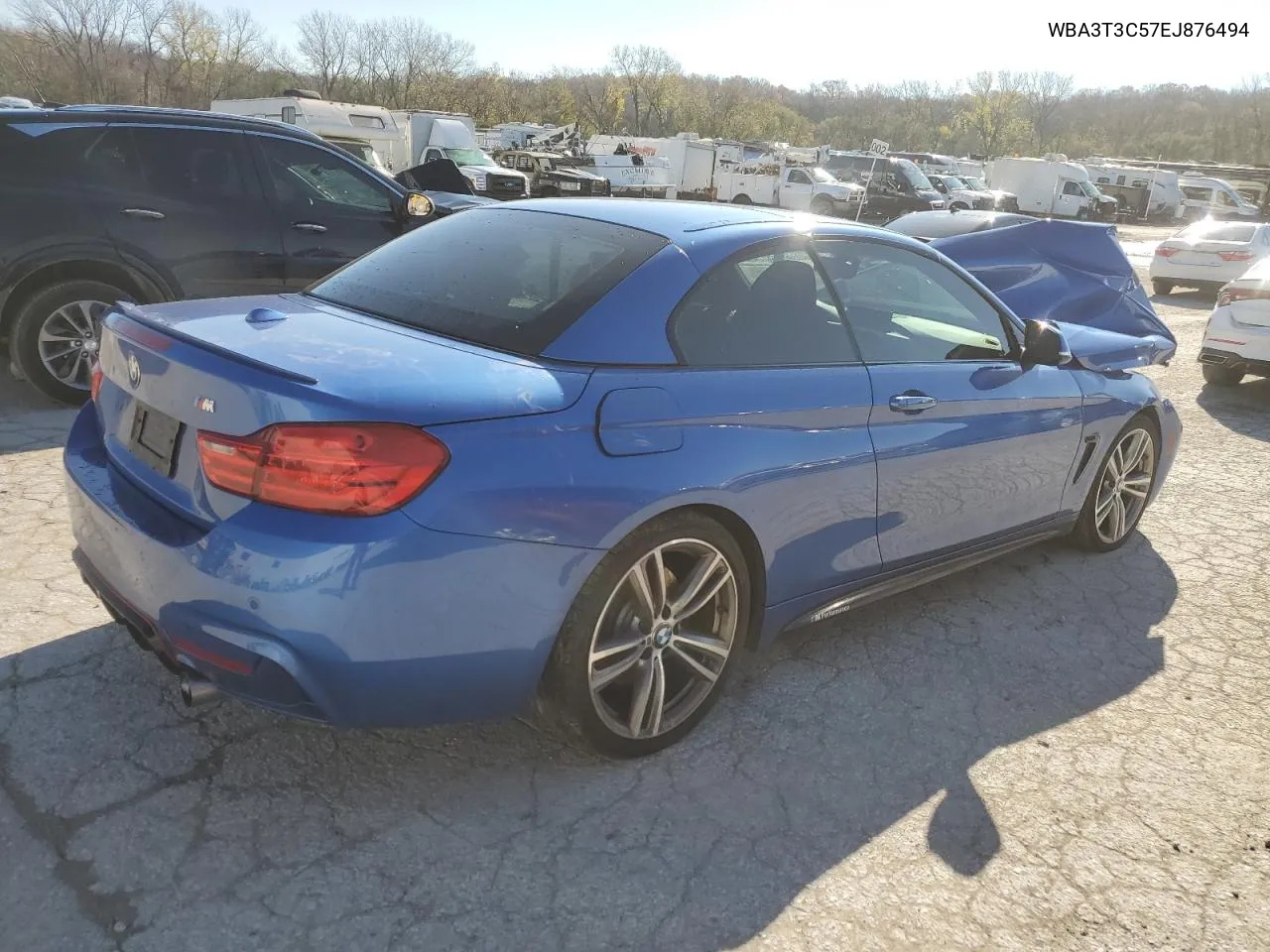 2014 BMW 435 I VIN: WBA3T3C57EJ876494 Lot: 80781524