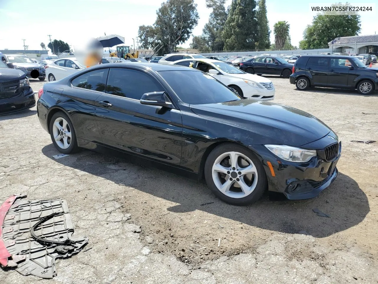 2015 BMW 428 I VIN: WBA3N7C55FK224244 Lot: 50872474