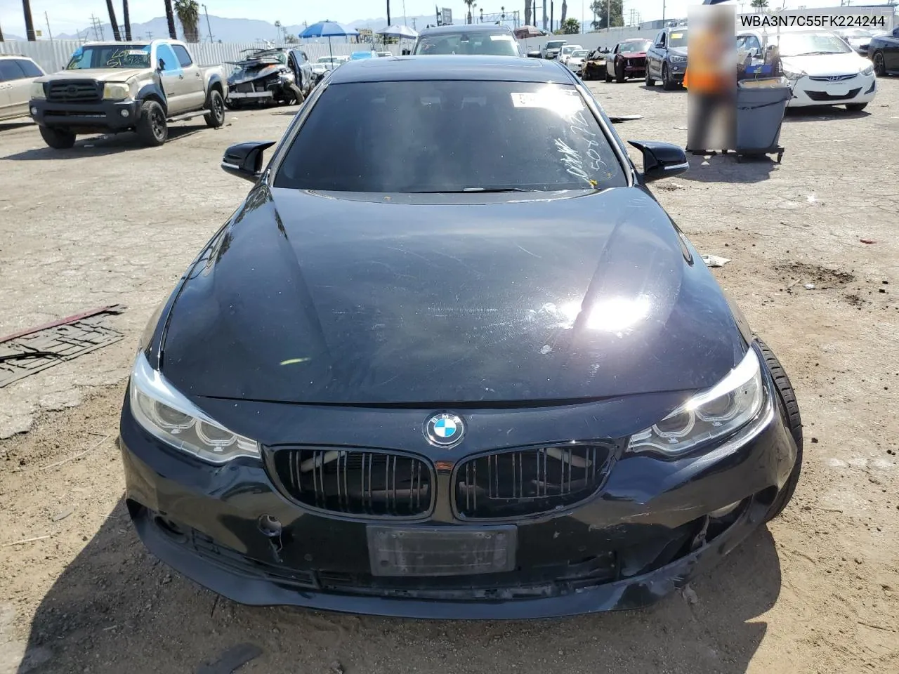 2015 BMW 428 I VIN: WBA3N7C55FK224244 Lot: 50872474