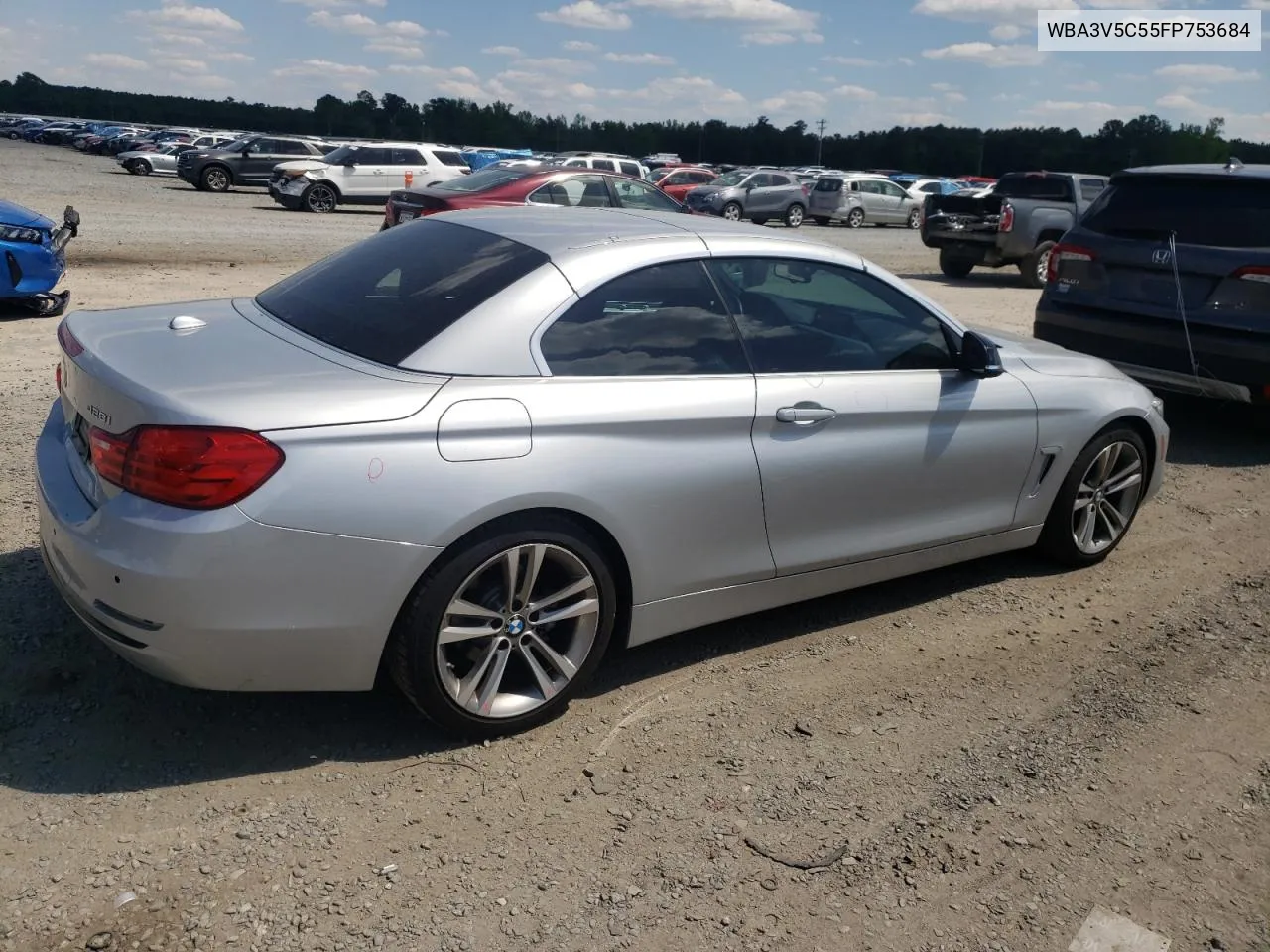 2015 BMW 428 I VIN: WBA3V5C55FP753684 Lot: 51977844