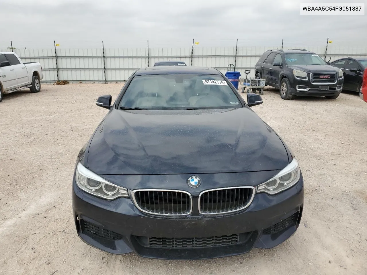 WBA4A5C54FG051887 2015 BMW 428 I Gran Coupe