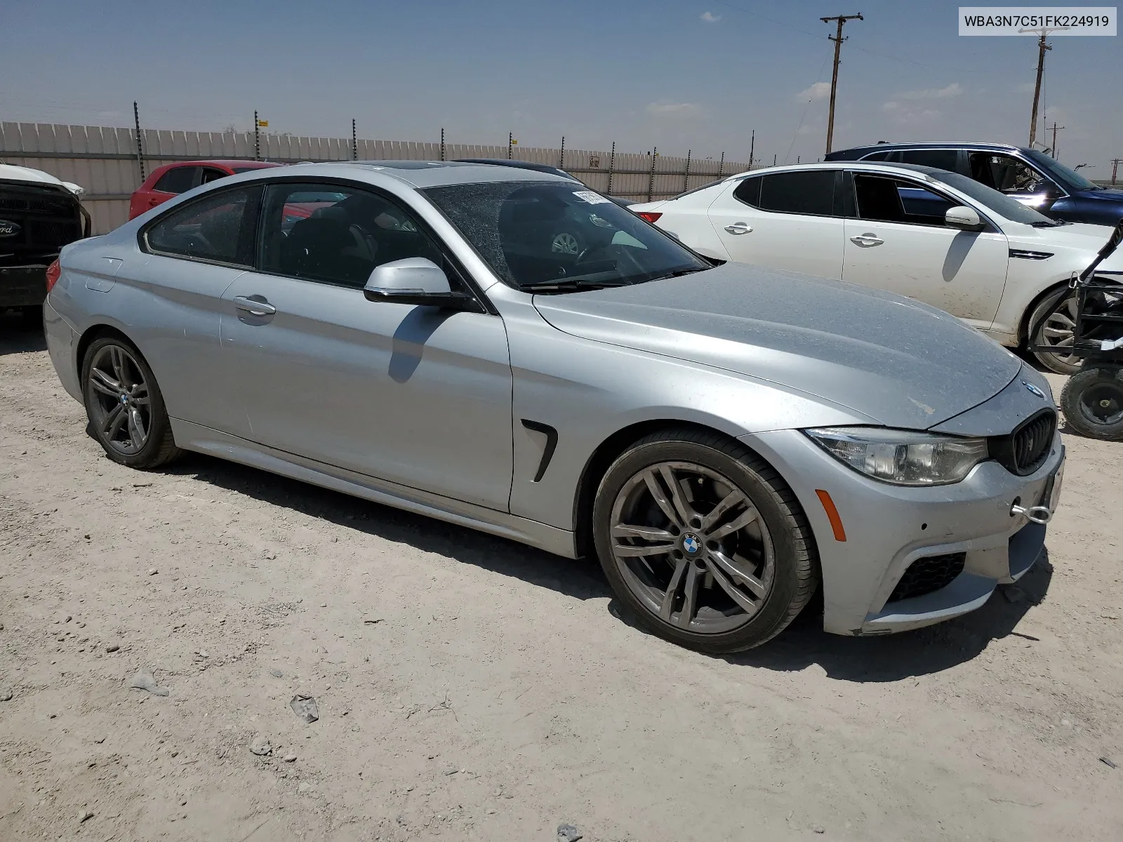 2015 BMW 428 I VIN: WBA3N7C51FK224919 Lot: 66759734